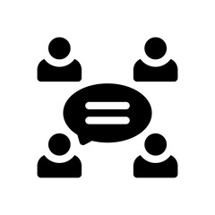 group glyph icon