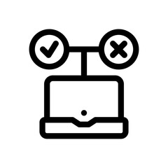 testing line icon