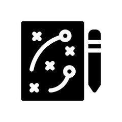strategy glyph icon