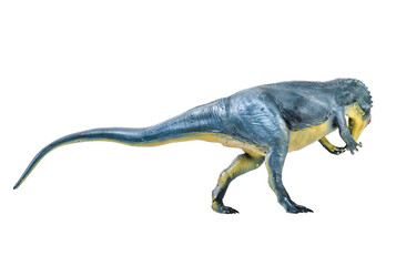 Fototapeta premium Allosaurus dinosaur isolated background