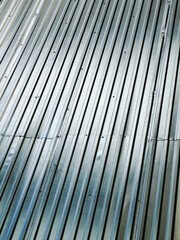 Striper zinc roof full frame image