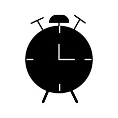 alarm clock icon symbol sign vector