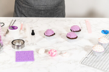 Creating Extravagant Cupcakes for Birthday Celebration