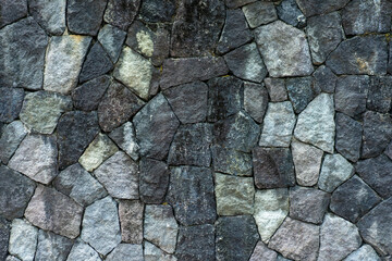 Texture of a stone wall. castle stone wall texture as a captivating background or texture, adding depth. Part of a stone wall, for background or texture