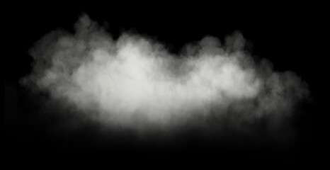 Smoke fog gas on black backgrounds specials effect 3d render