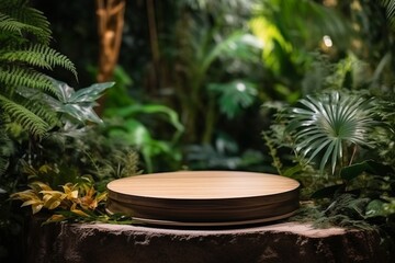 tropical podium elegance