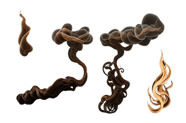 Obraz premium brown and white splashes