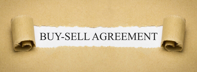 Buy-Sell Agreement  - obrazy, fototapety, plakaty