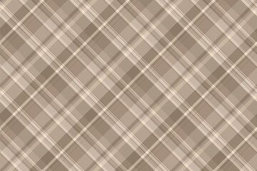 Tartan seamless pattern of texture fabric vector with a check plaid background textile.