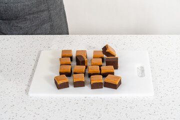 Caramel fudge