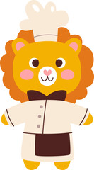 Lion Chef Character