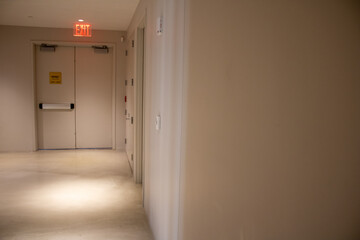 door in a corridor