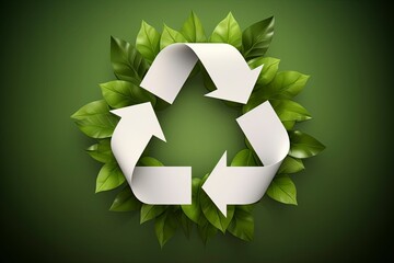 ecycle symbol.AI Generated
