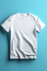 White t-shirt mockup.AI Generated