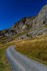 Paysages de la Route de la Soif, dans les Aravis, Savoie, France