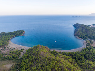 Phaselis ancient city and Phaselis bay, Antalya - Turkey