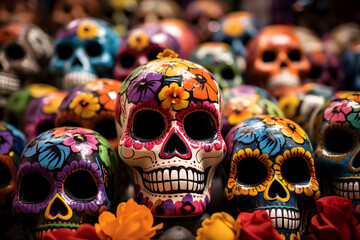 Day of the Dead: A Vibrant Celebration of Dia de los Muertos in Mexico, Embracing Skulls and the Rich Traditions of This Festival