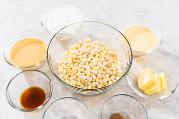 Christmas Eggnog fudge