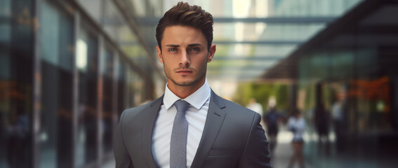 businessman in the city