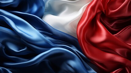 Fototapeta premium Flag of France. French flag. Tricolor, blue white red, flag colors. French patriotism