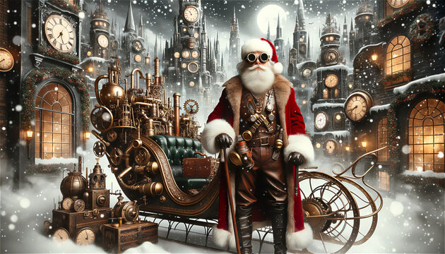 Santa Claus steampunk