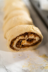 Captivating Capture of No-Yeast Cinnamon Roll Cupcakes