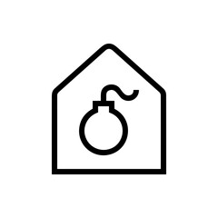 Home homepage icon symbol vector image. Illustration of the house real estate graphic property design image