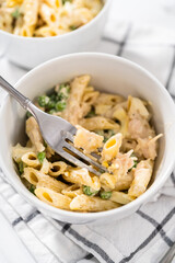 Macaroni Salad with Chicken