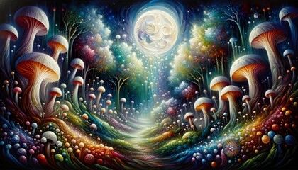 Einzigartige Naturinspirationen: Abstrakte Landschaften, kosmische Wunder und leuchtende Tr&auml;ume in harmonischen Farbspektren