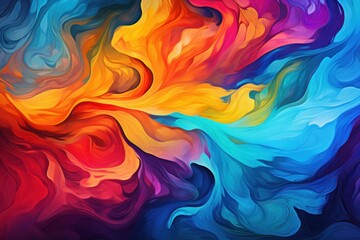 Seamless Abstract Colorful Texture Pattern