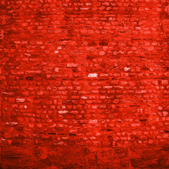 Obraz premium Deep red stone wall tbackground