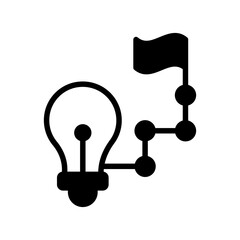 Goal icon in vector. Illustration