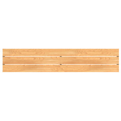 3D rendering illustration of a locker room bench