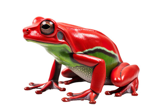 Tree frog cut out. Generative AI