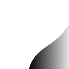 Black And White Gradient Corner For Business