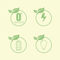 set of eco icons