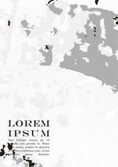 Brush paint Vector Background Templates Set. Hand Painted Artwork Page Collection. Good for Cover, Invitation, Banner, Placard, Brochure, Poster, Card, Flyer and other.