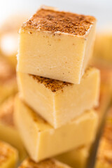 Christmas Eggnog fudge
