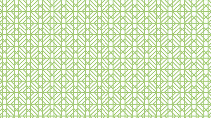 Abstract geometric green and white background