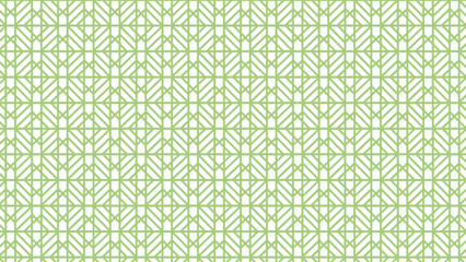 Fototapeta premium Abstract geometric green and white background