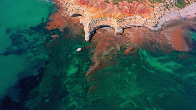 Fleurieu peninsula and Blanche Point in Adelaide, South Australia. Aerial view