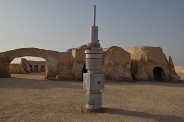 Star wars city on desert