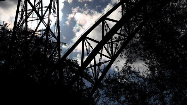 the famous Muengstener bridge in germany video