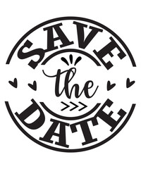 Save the Date SVG Cut File