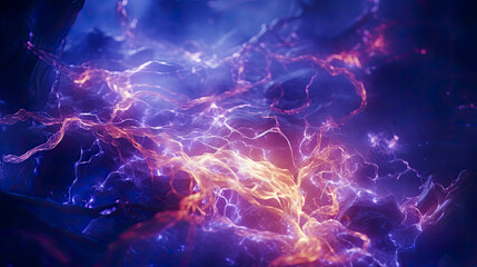 Obraz premium Abstract Futuristic Biotechnology Backdrop, Digital Frontier