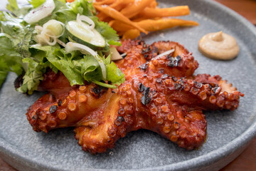 pulpo zarandeado, manzanillo colima mexico