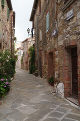Naklejka premium Montefollonico, historic town in Tuscany