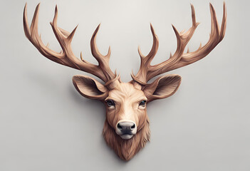 deer - Beautiful 3D deer illustration