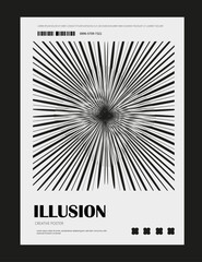 illusion poster background