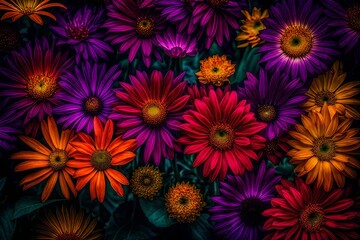 Fototapeta na wymiar flower background generative AI tool